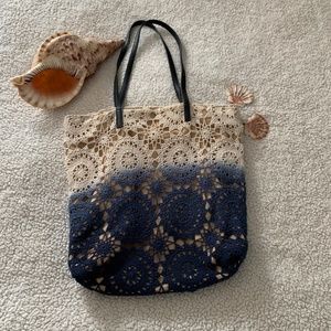 Mossimo large Boho tote Crochet Bag